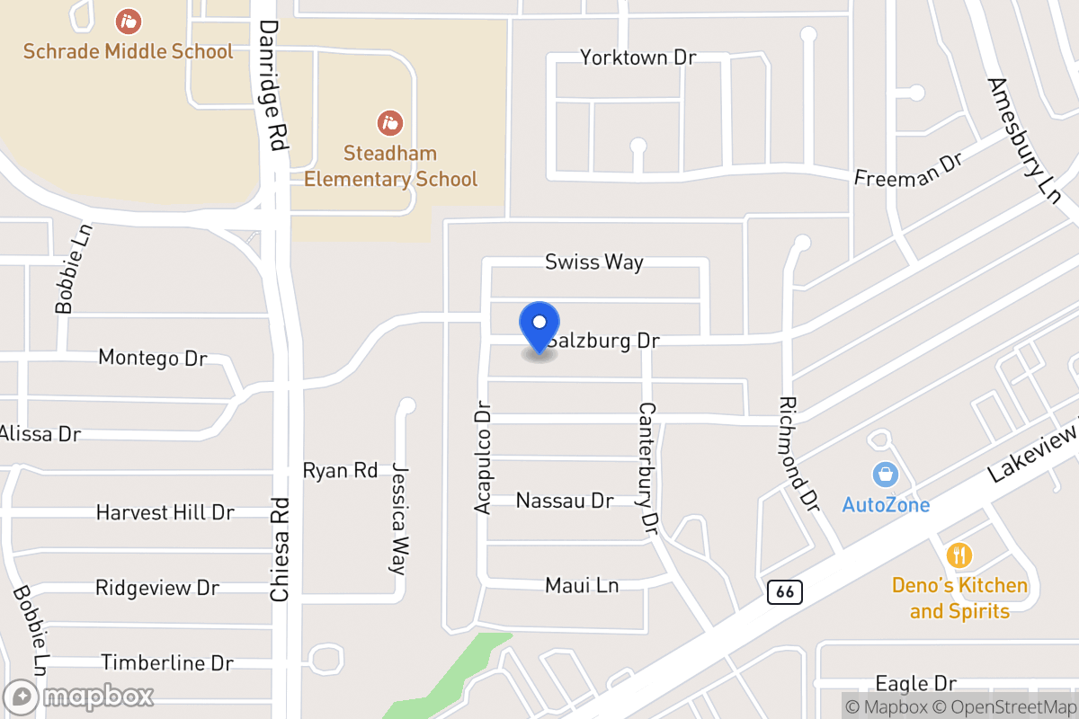 Map of 7610 Salzburg Dr
