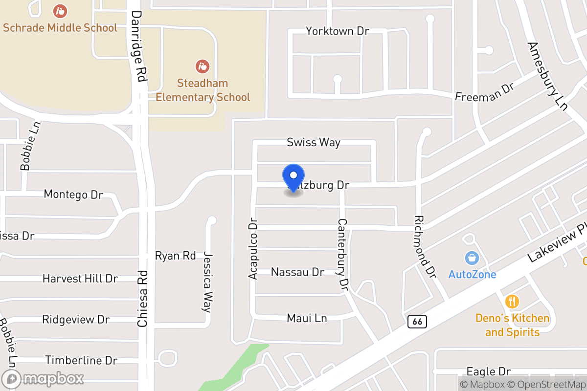 Map of 7614 Salzburg Dr