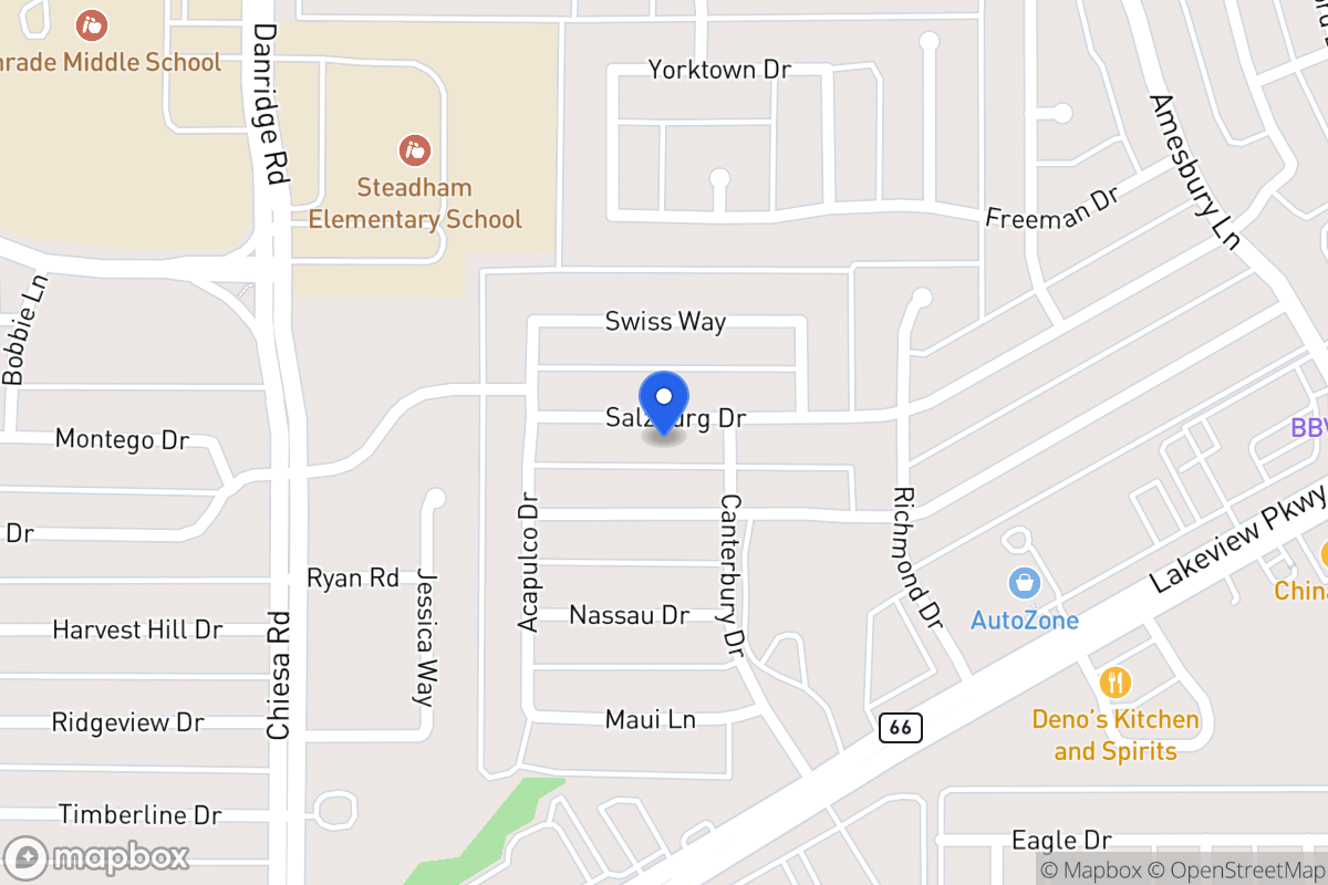 Map of 7706 Salzburg Dr