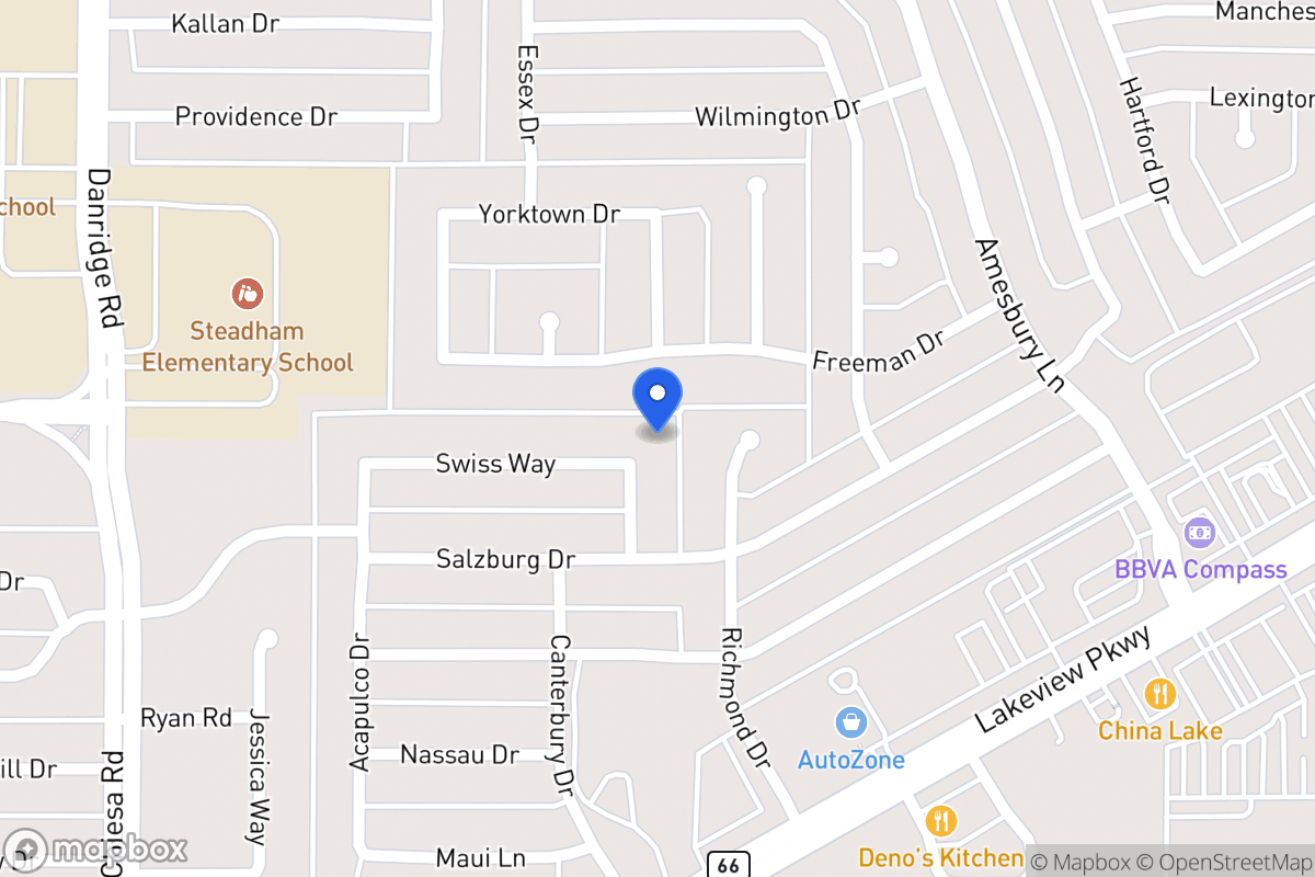 Map of 6317 Swiss Way