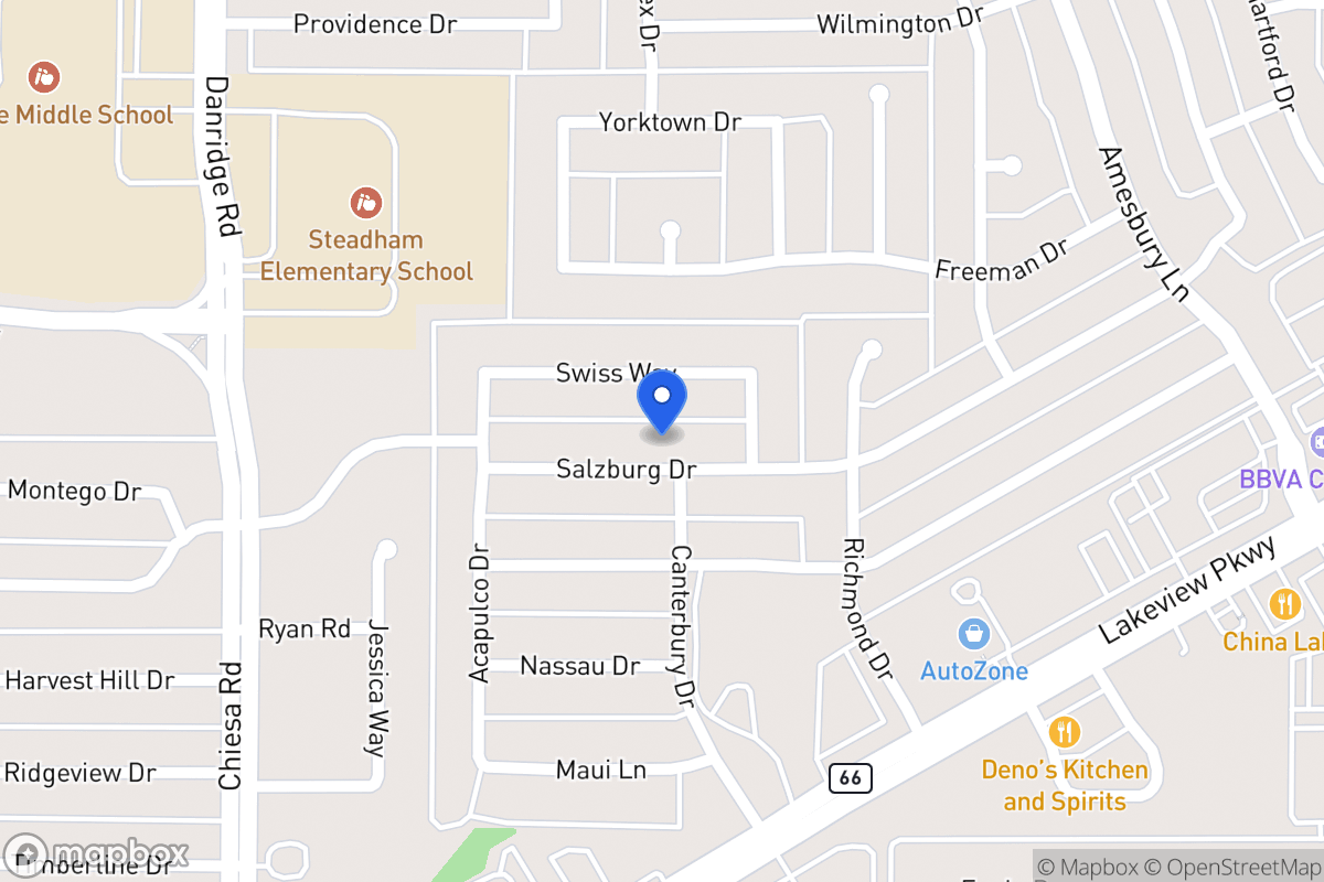 Map of 7713 Salzburg Dr