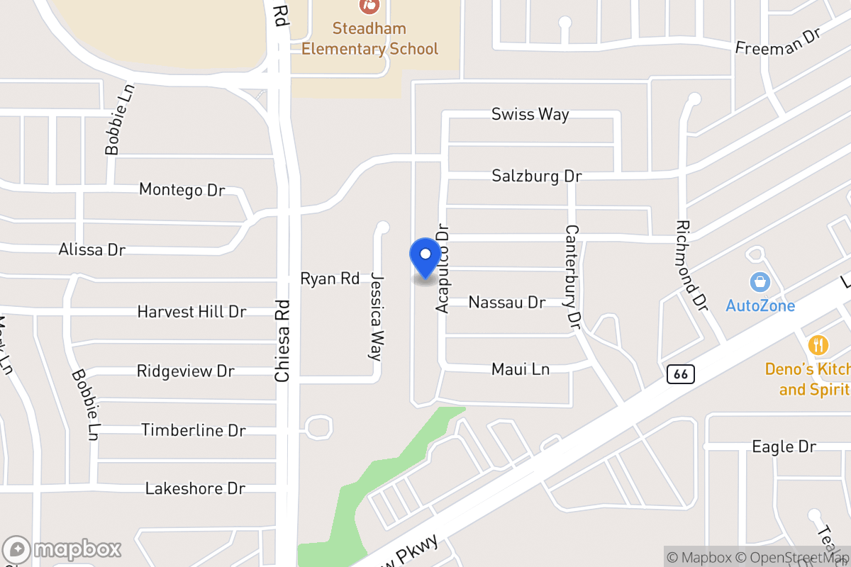 Map of 6109 Acapulco Dr