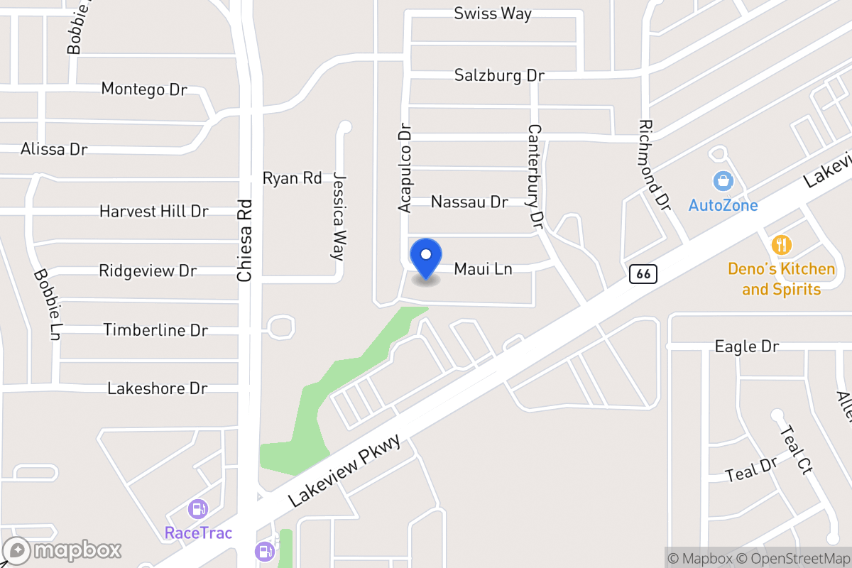 Map of 7606 Maui Ln