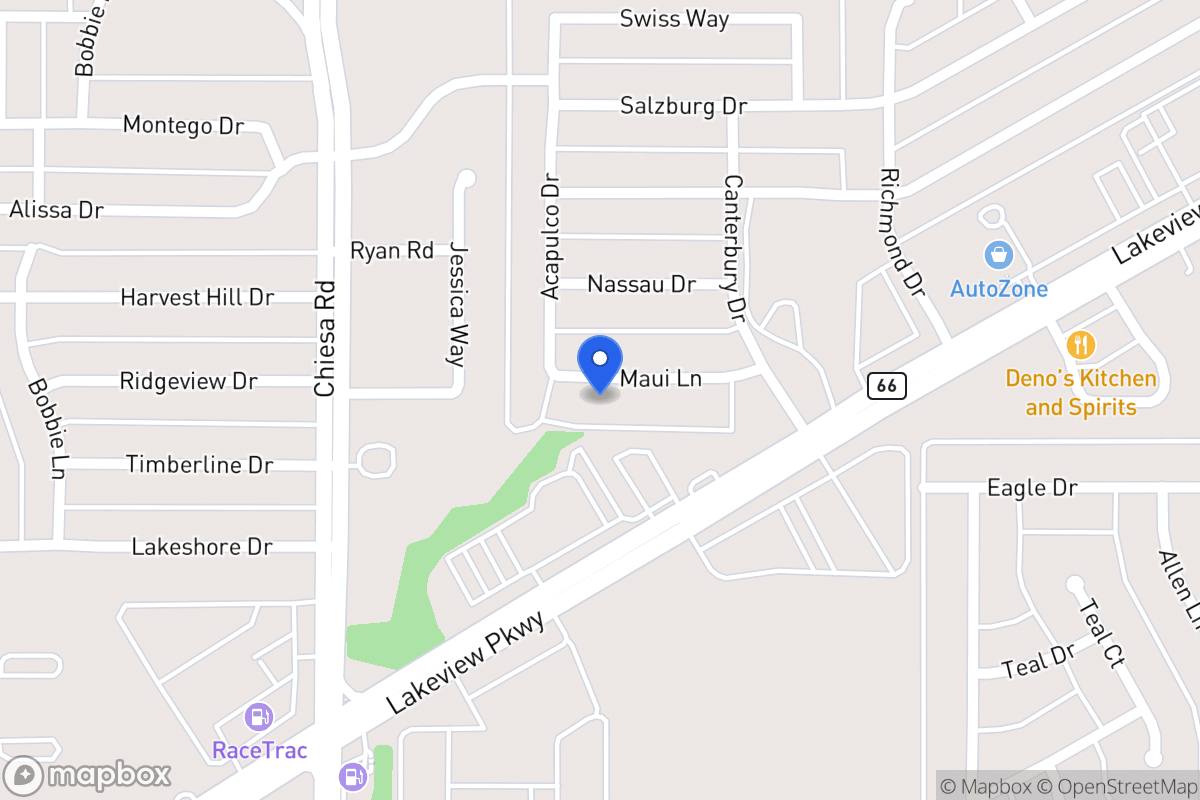 Map of 7610 Maui Ln