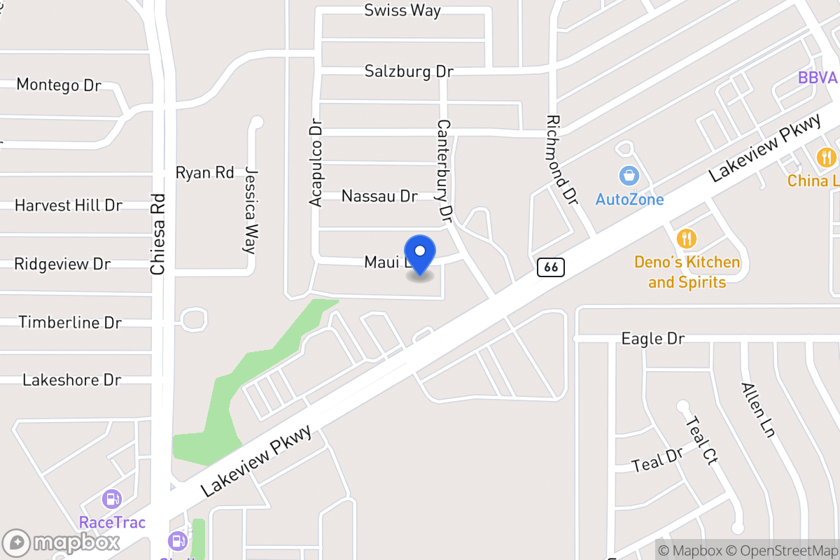 Map of 7710 Maui Ln