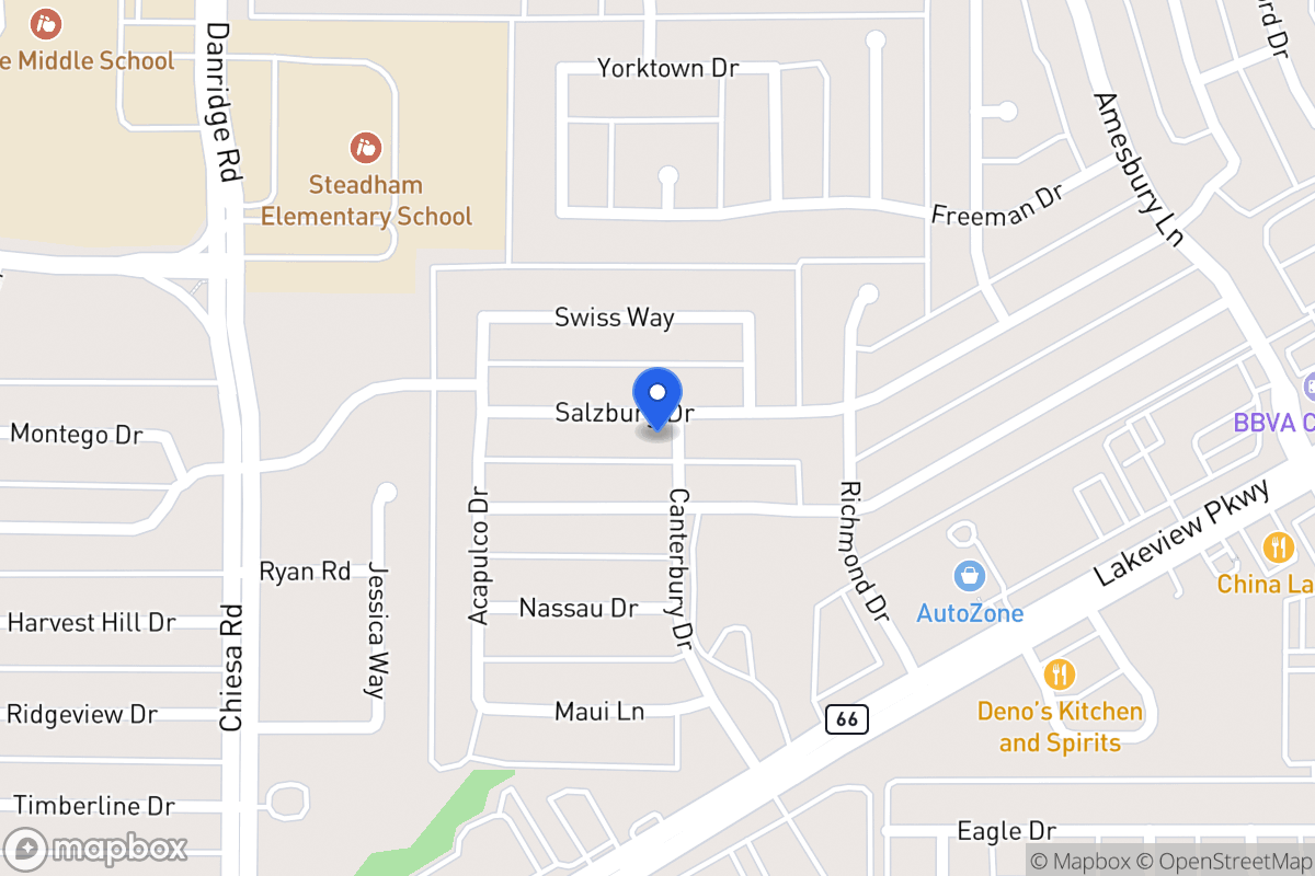Map of 7714 Salzburg Dr