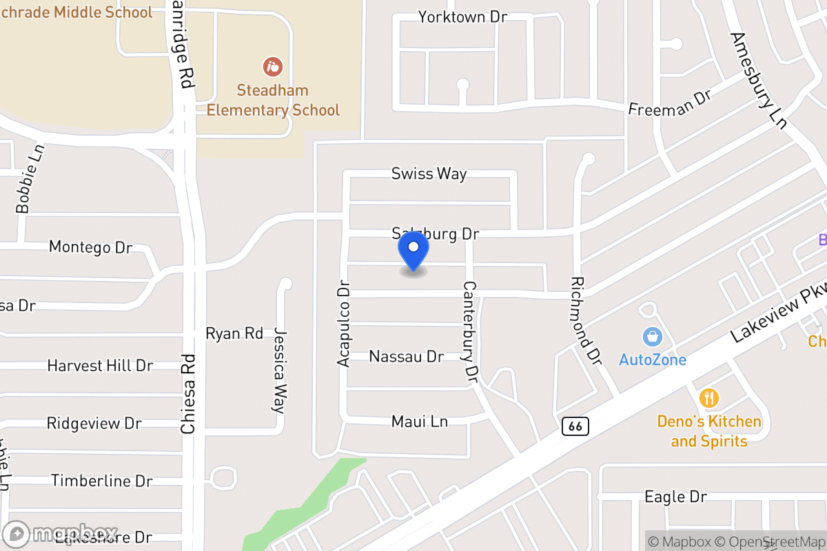 Map of 7617 Munich Dr