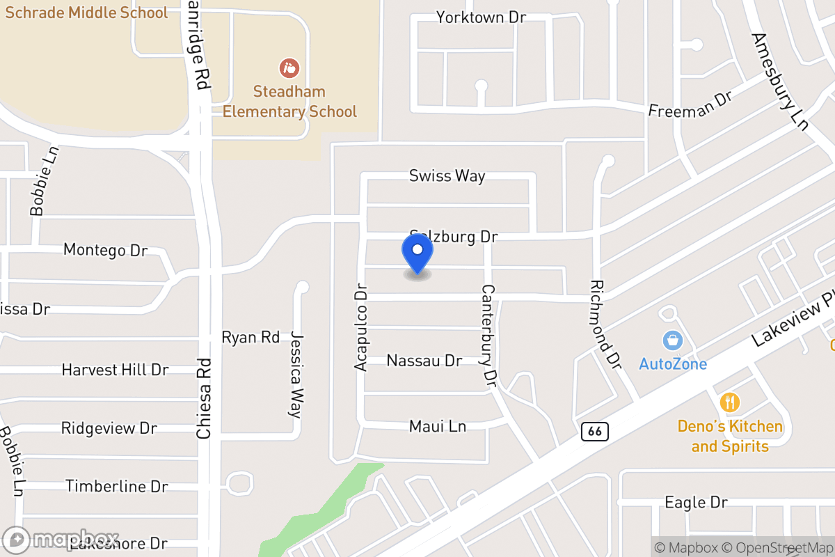 Map of 7613 Munich Dr