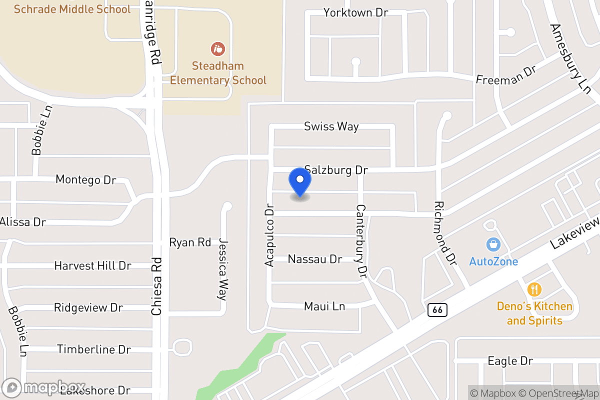 Map of 7609 Munich Dr
