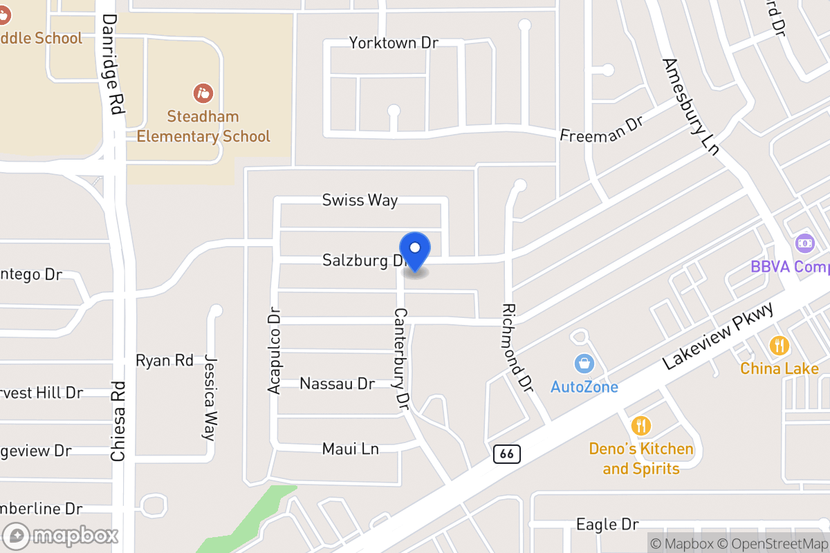 Map of 7802 Salzburg Dr