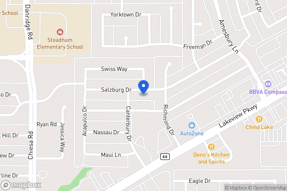 Map of 7810 Salzburg Dr