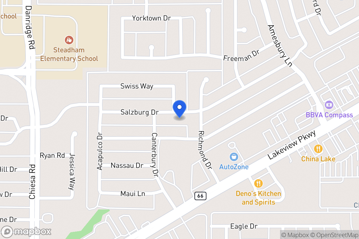 Map of 7814 Salzburg Dr