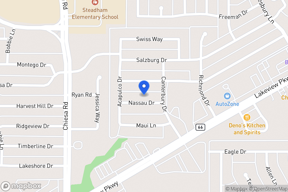 Map of 7617 Nassau Dr