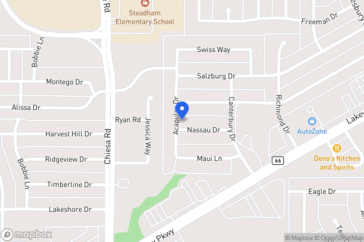Map of 7601 Nassau Dr