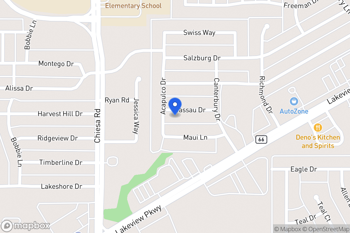 Map of 7606 Nassau Dr