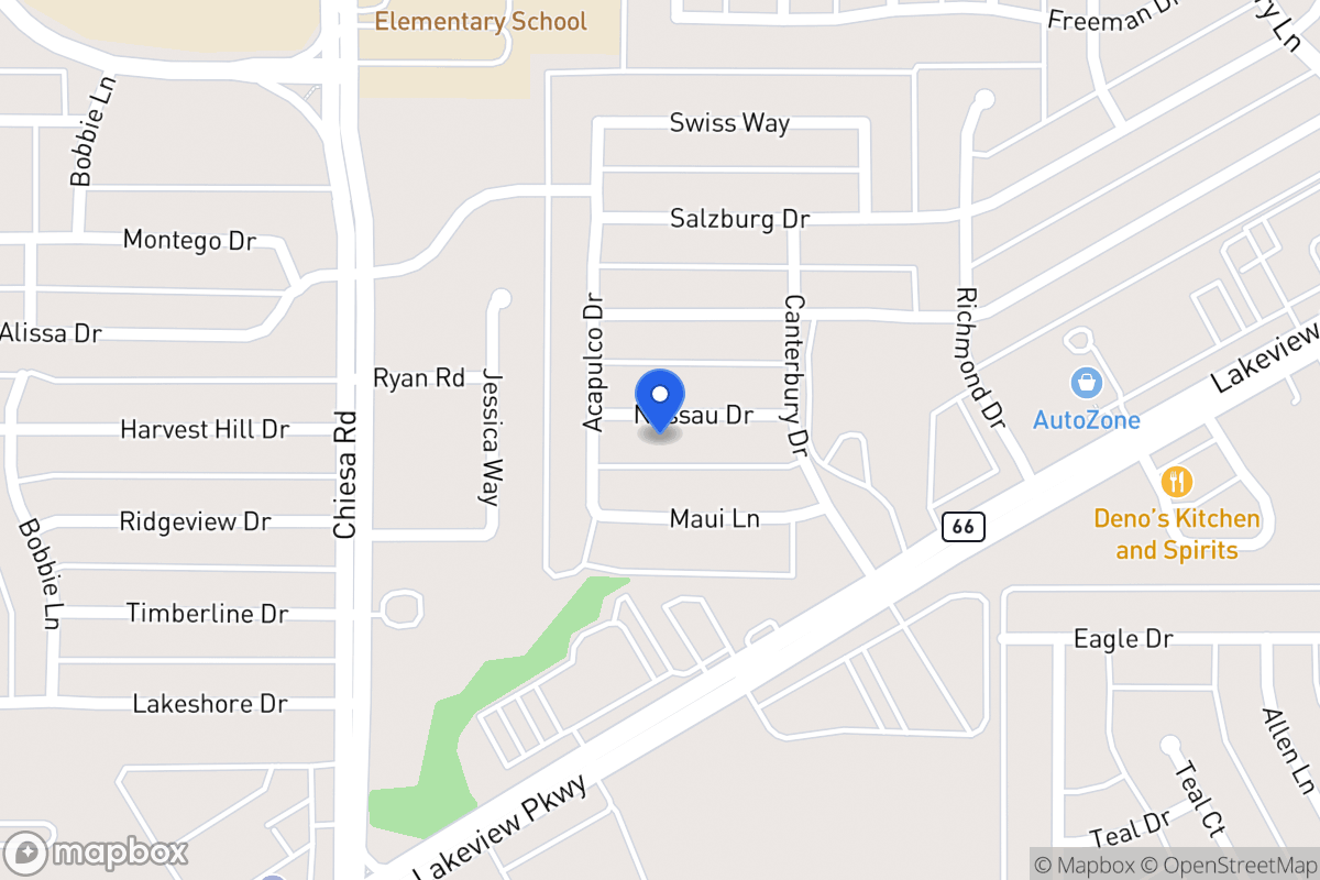Map of 7610 Nassau Dr