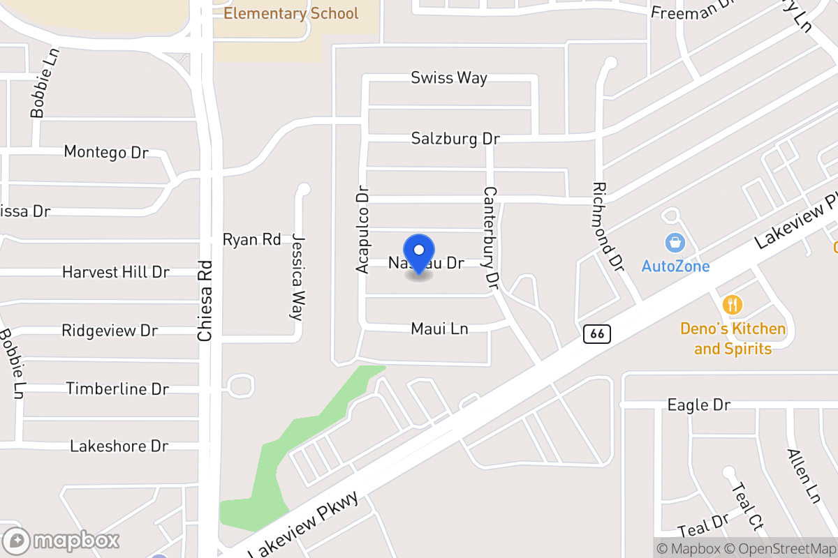 Map of 7614 Nassau Dr