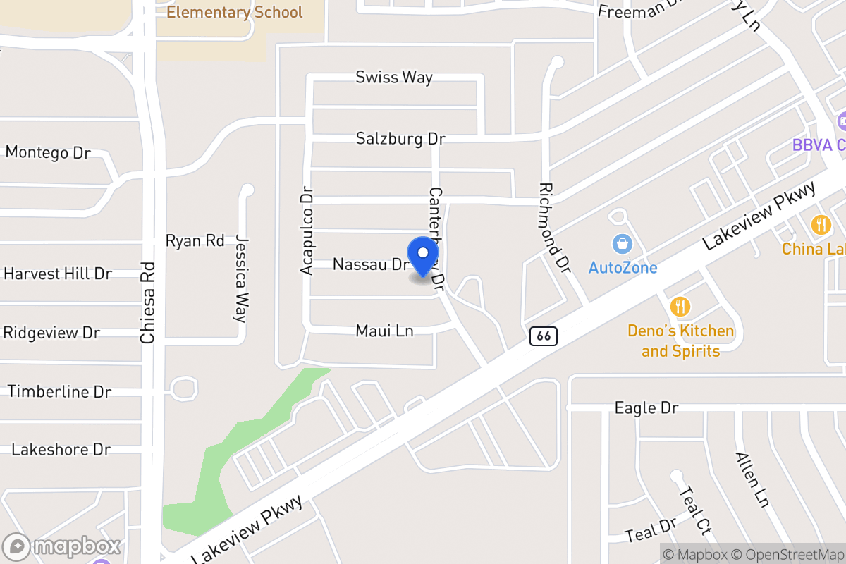 Map of 7710 Nassau Dr