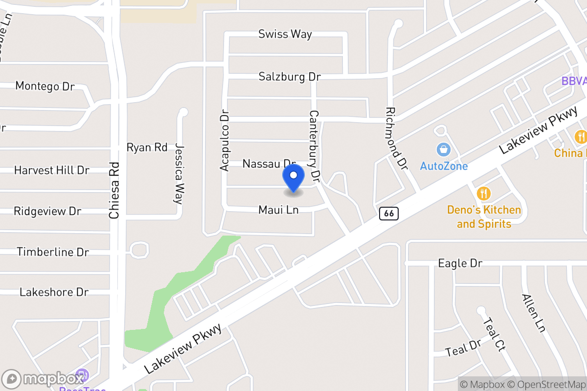Map of 7705 Maui Ln