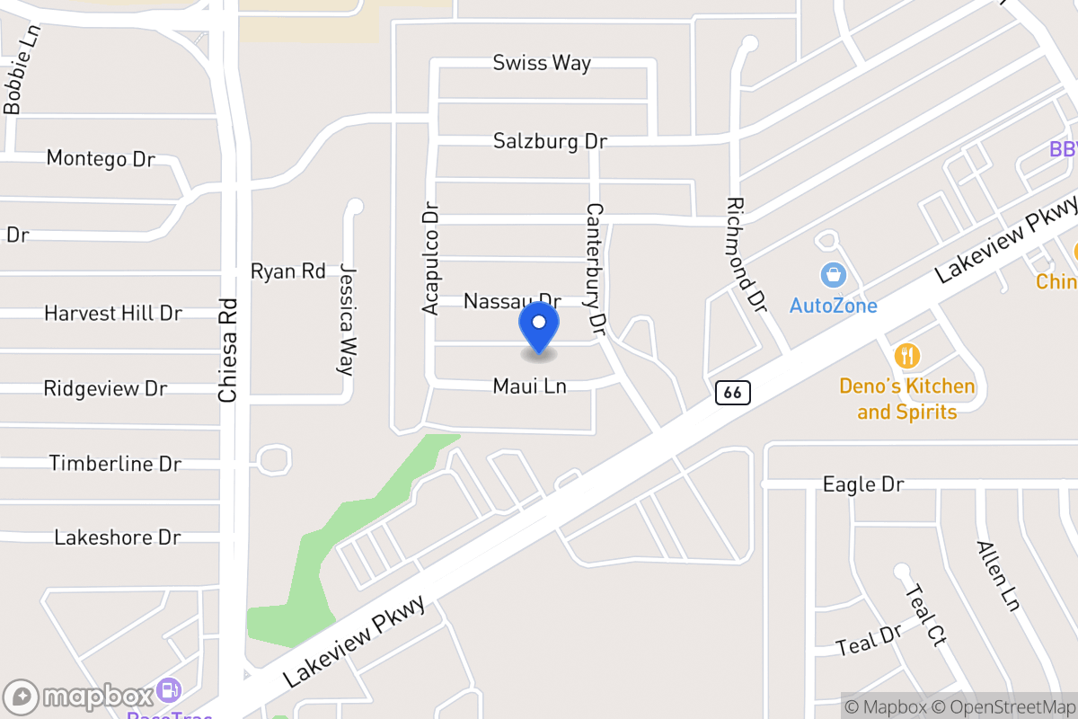 Map of 7701 Maui Ln