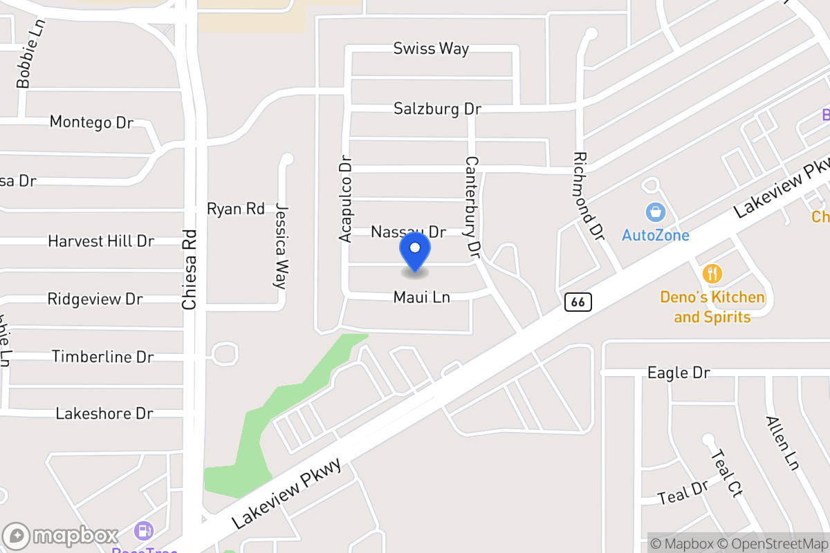 Map of 7617 Maui Ln