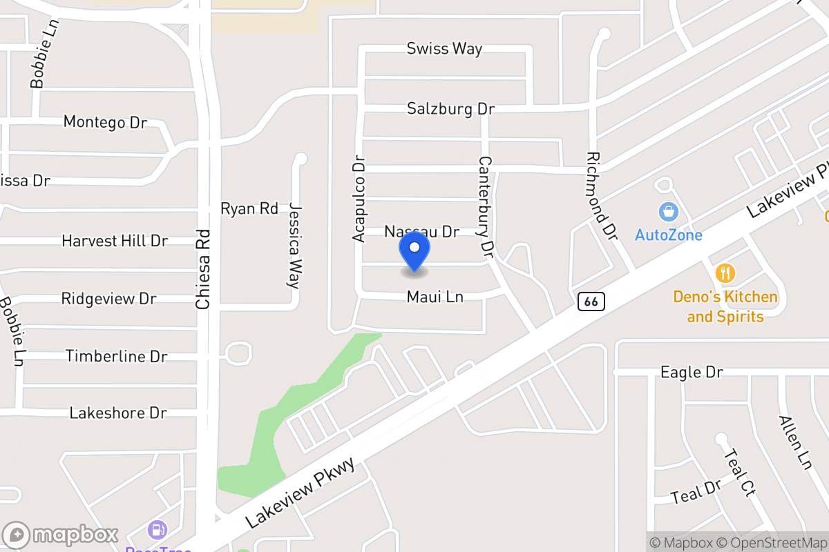 Map of 7613 Maui Ln