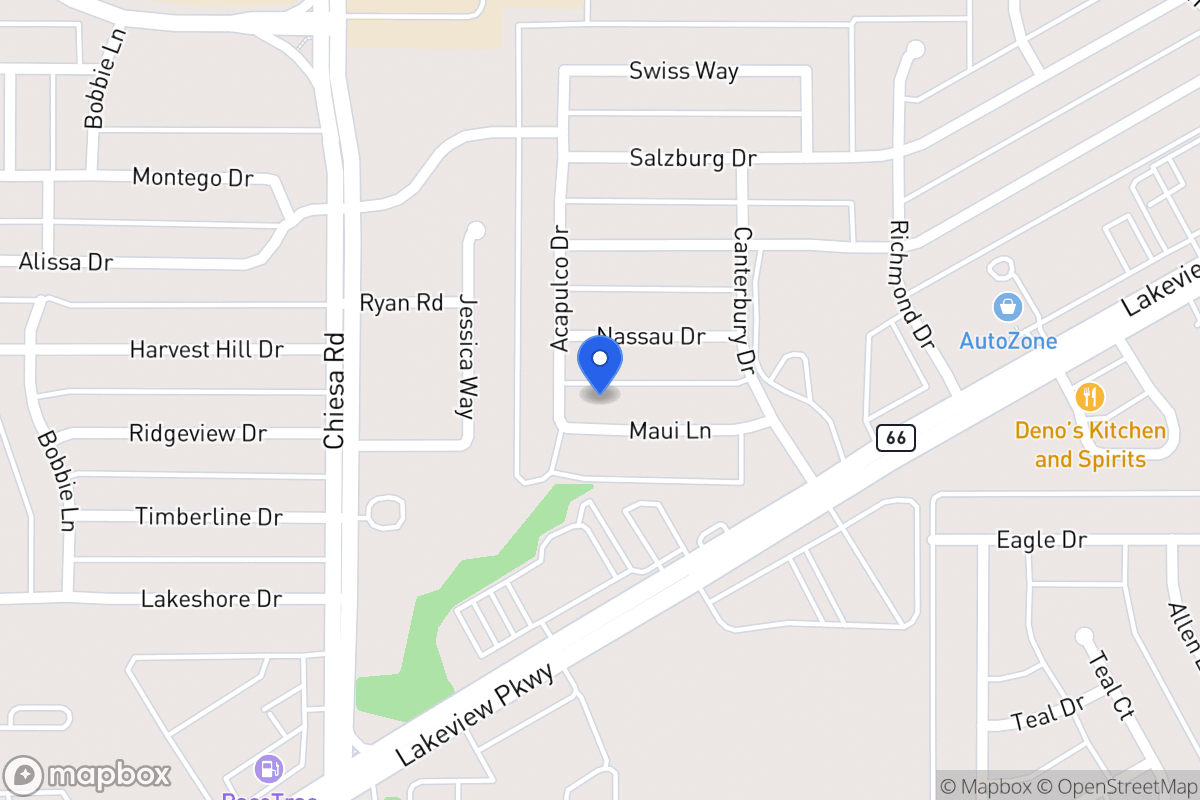 Map of 7605 Maui Ln