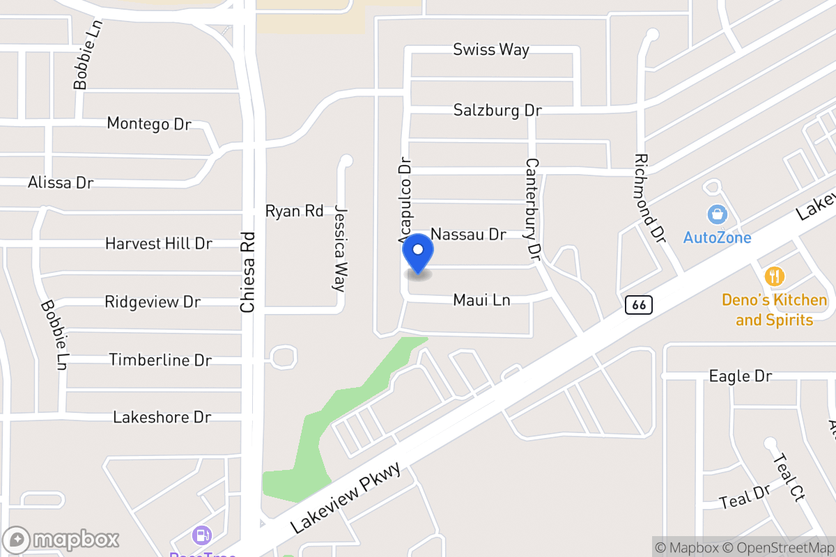 Map of 7601 Maui Ln