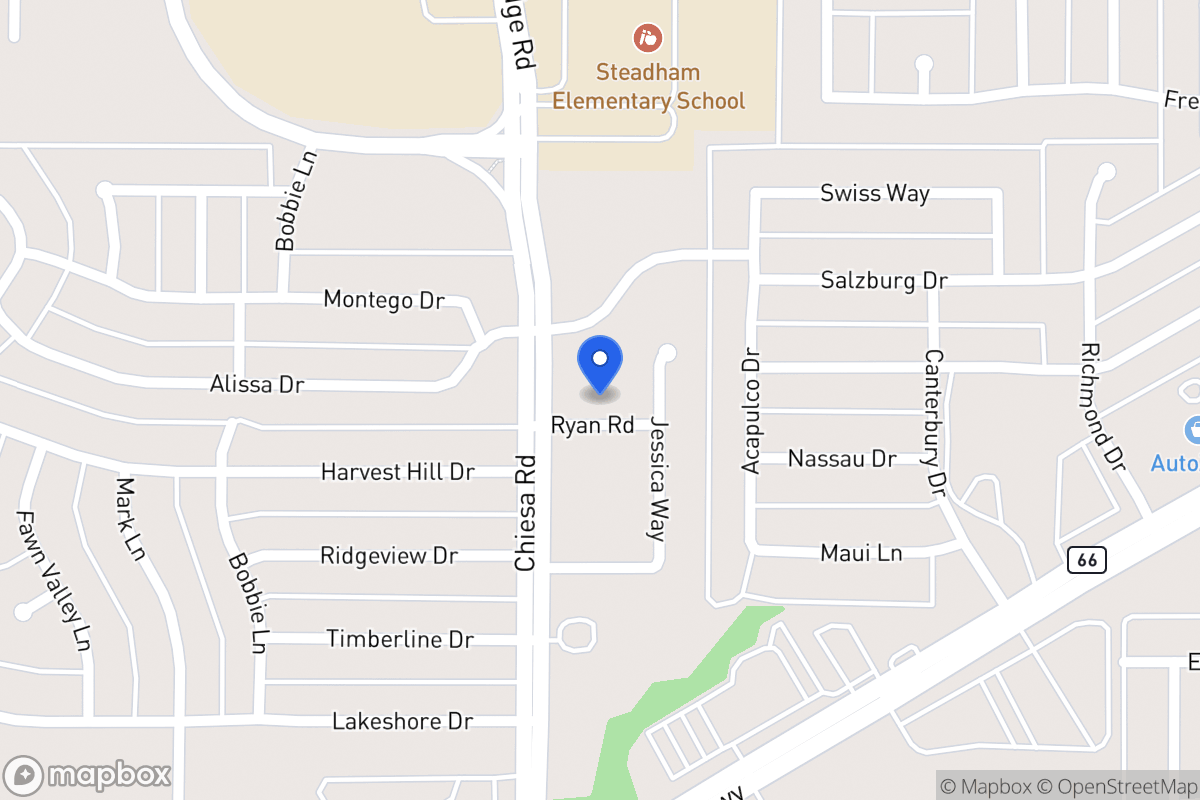Map of 7409 Ryan Rd