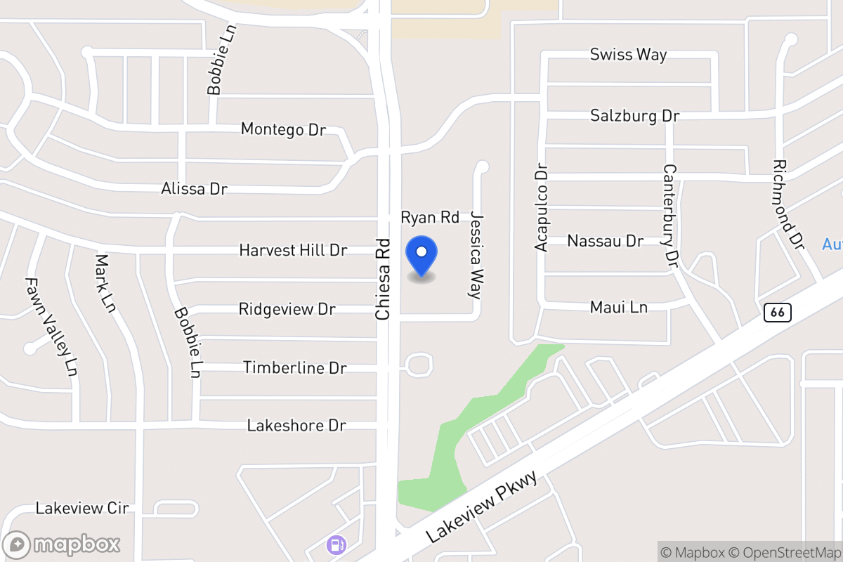 Map of 6114 Chiesa Rd