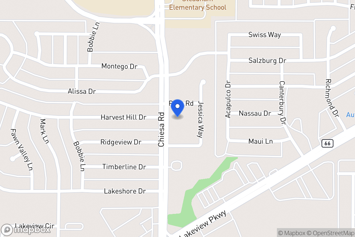 Map of 6122 Chiesa Rd