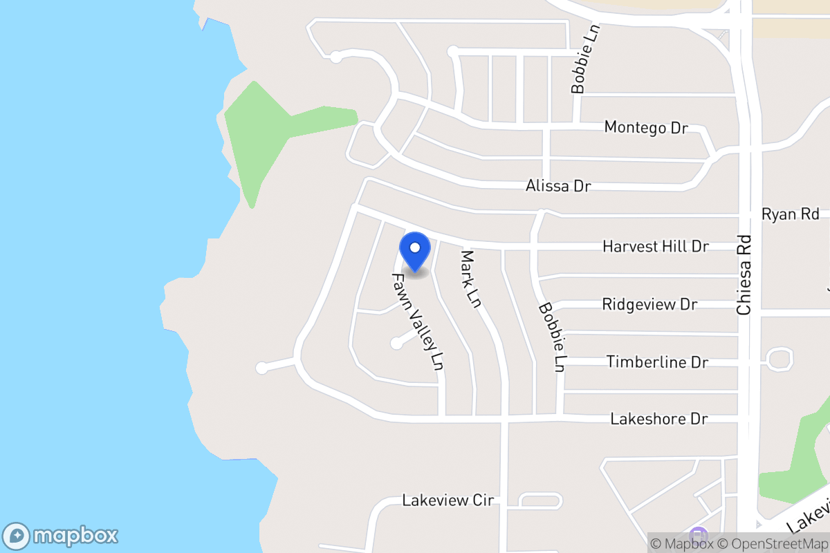 Map of 6006 Fawn Valley Ln
