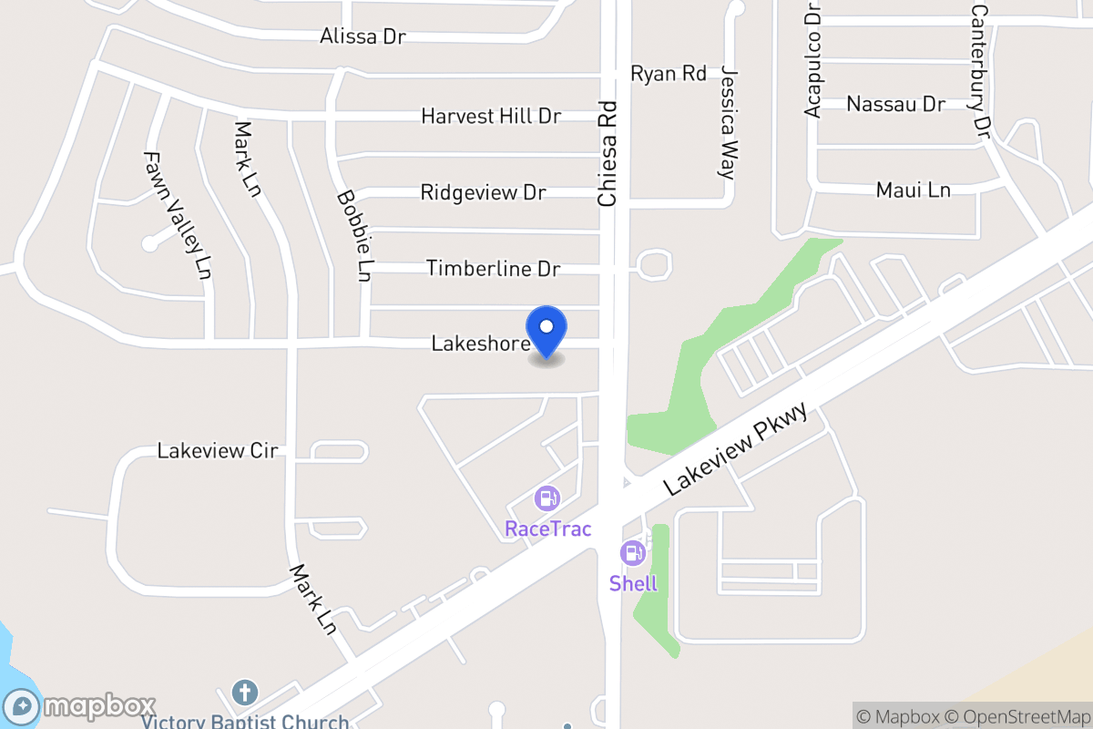 Map of 7302 N Lakeshore Dr