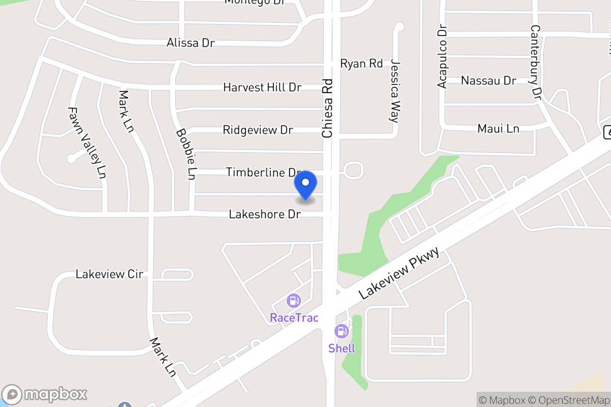 Map of 7305 N Lakeshore Dr