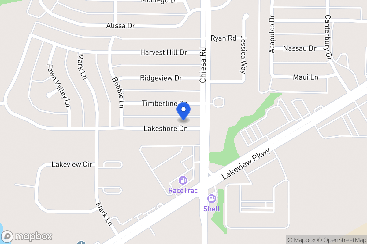 Map of 7301 N Lakeshore Dr
