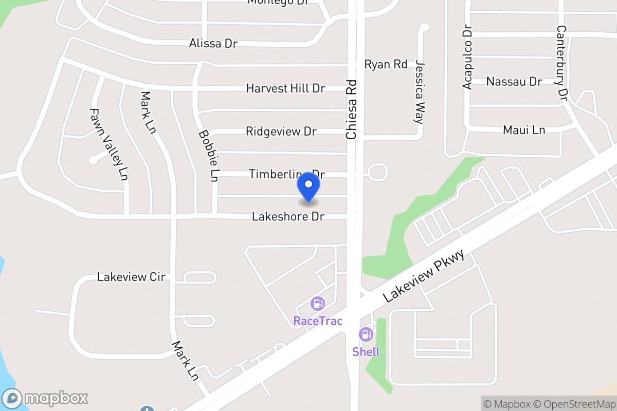 Map of 7217 N Lakeshore Dr