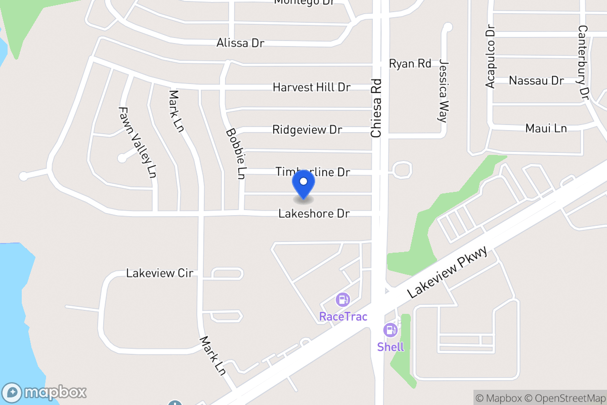 Map of 7205 N Lakeshore Dr
