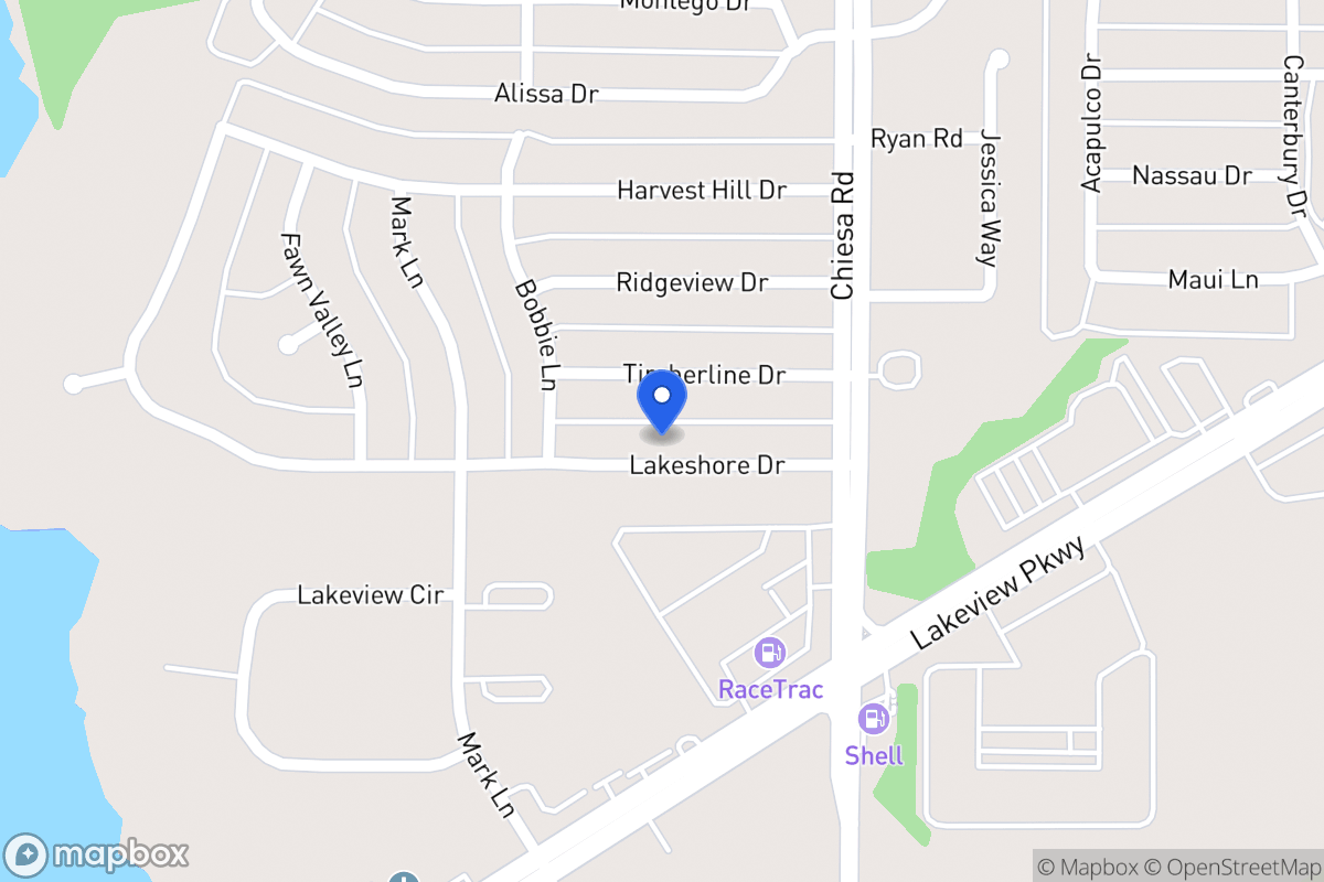 Map of 7201 N Lakeshore Dr