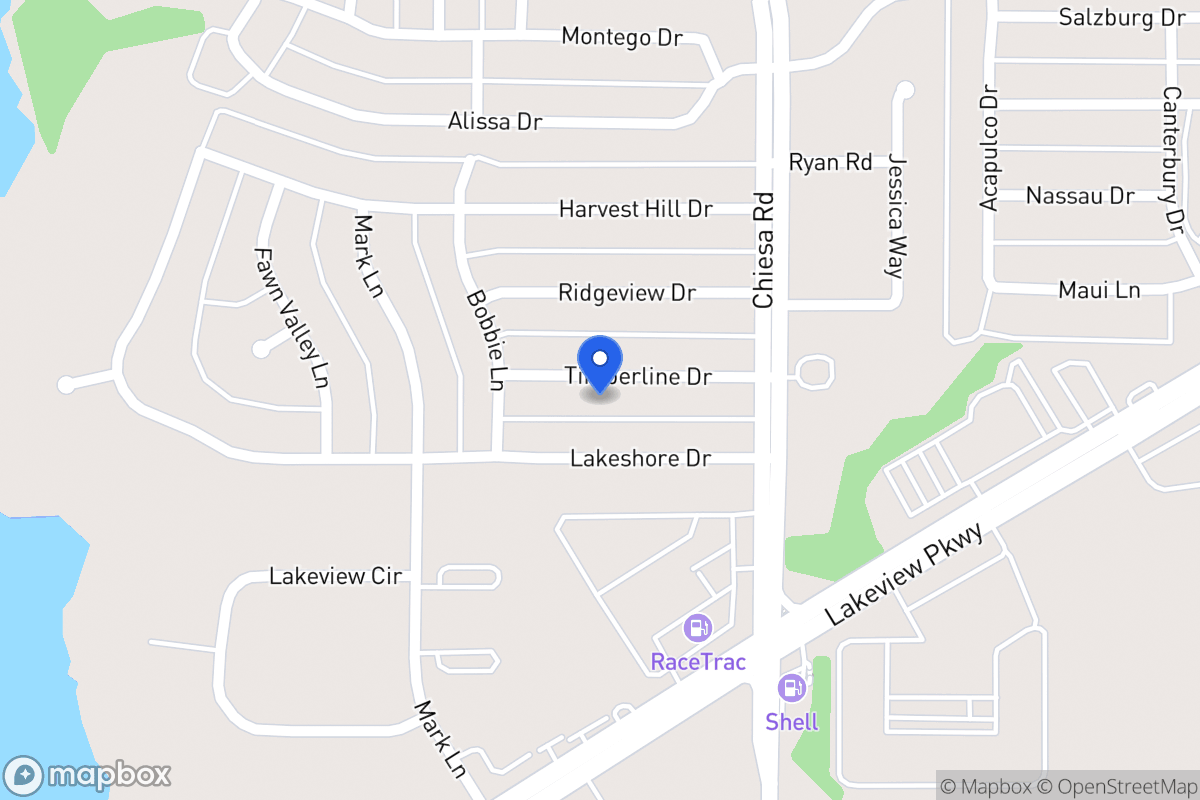 Map of 7202 Timberline Dr