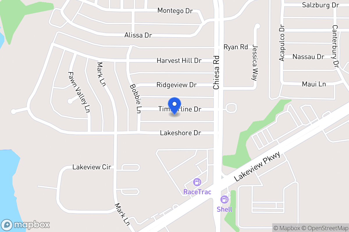 Map of 7206 Timberline Dr