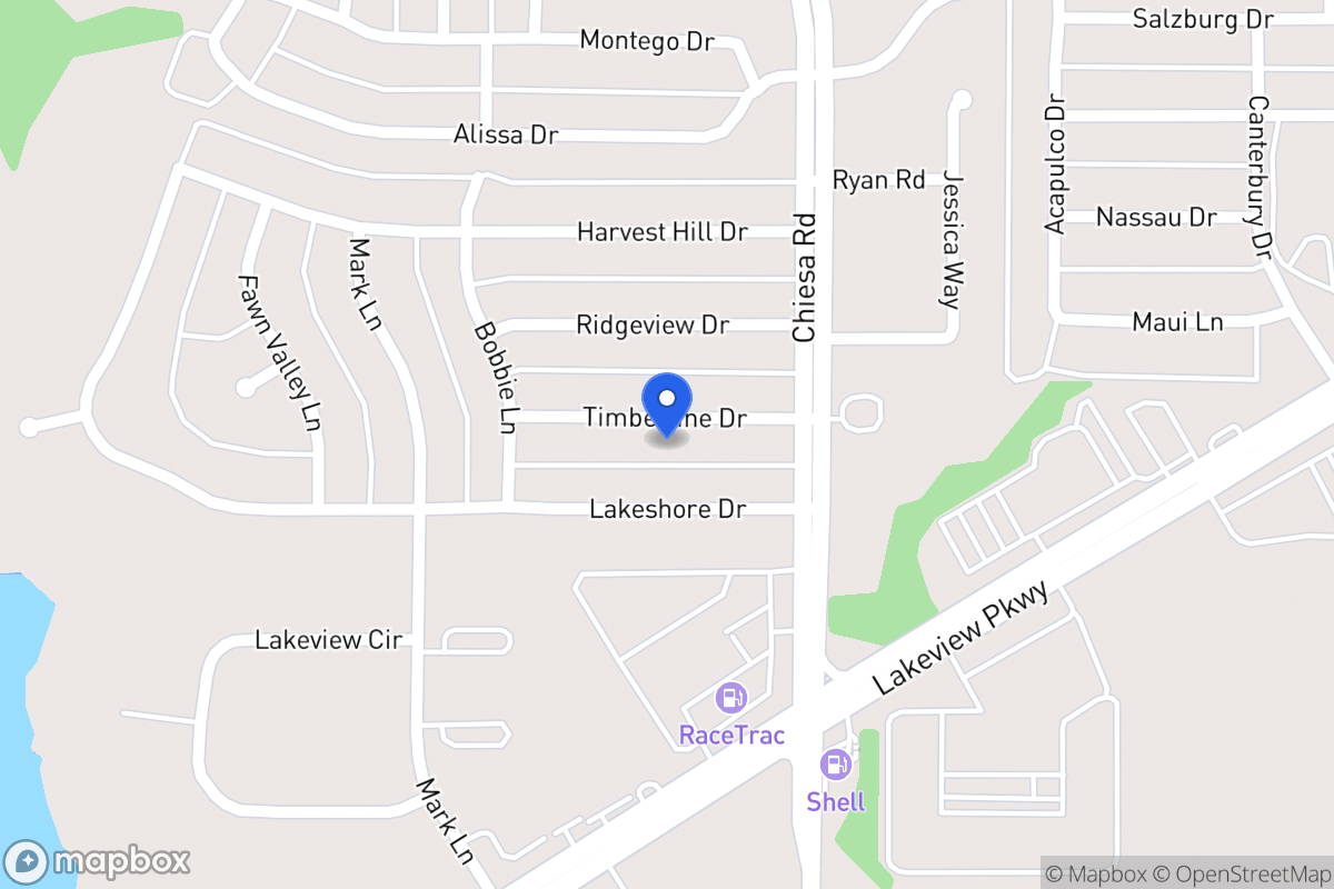 Map of 7210 Timberline Dr