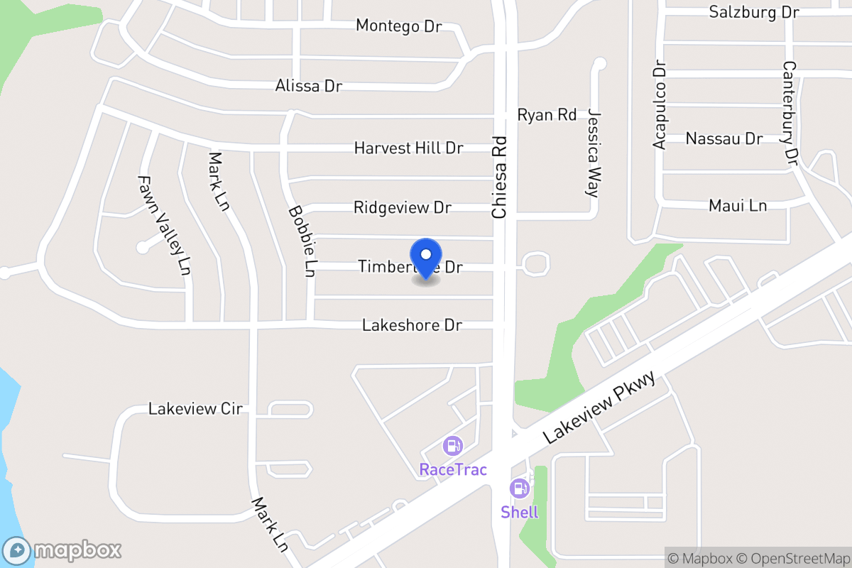 Map of 7214 Timberline Dr