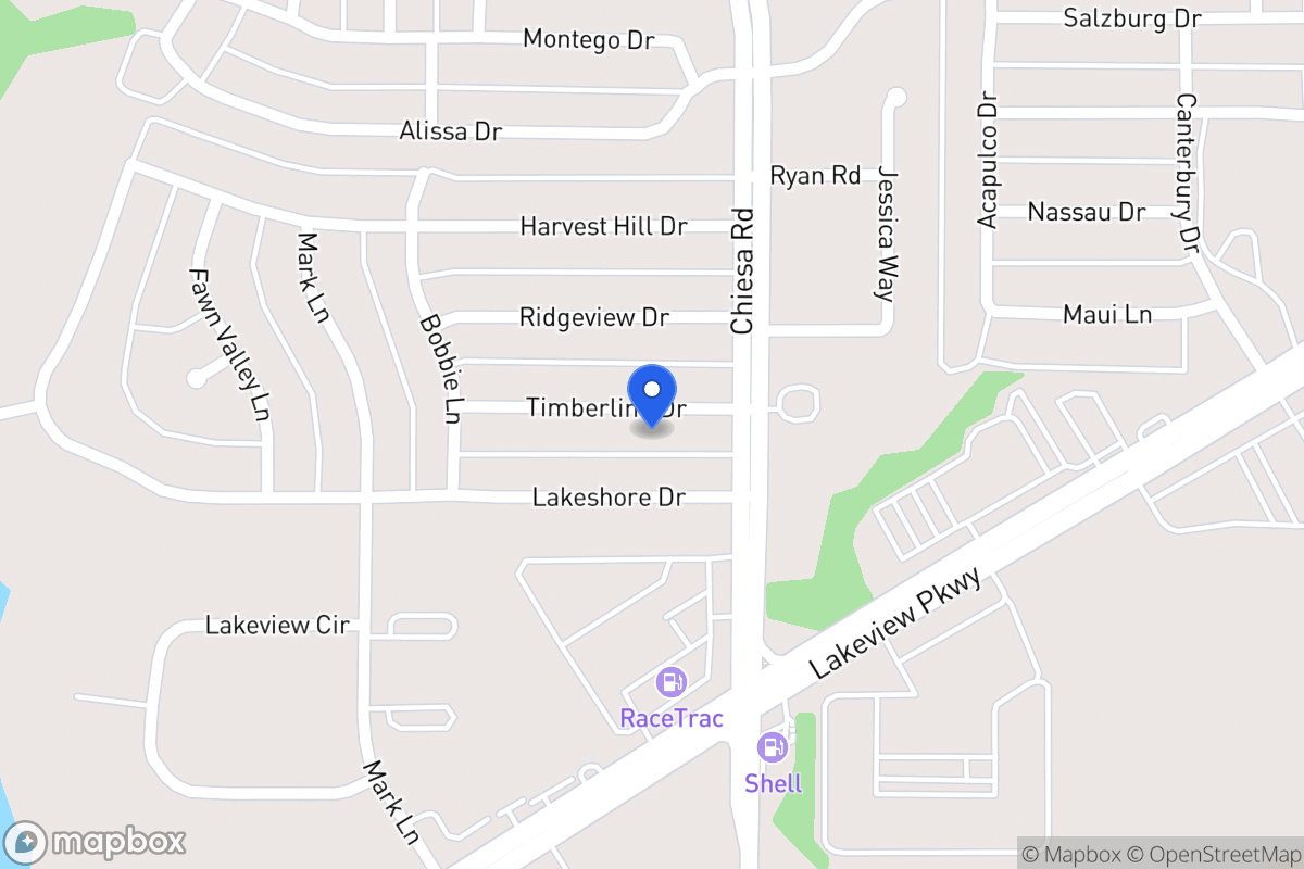 Map of 7218 Timberline Dr
