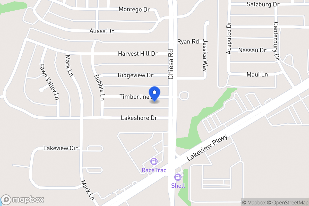 Map of 7302 Timberline Dr