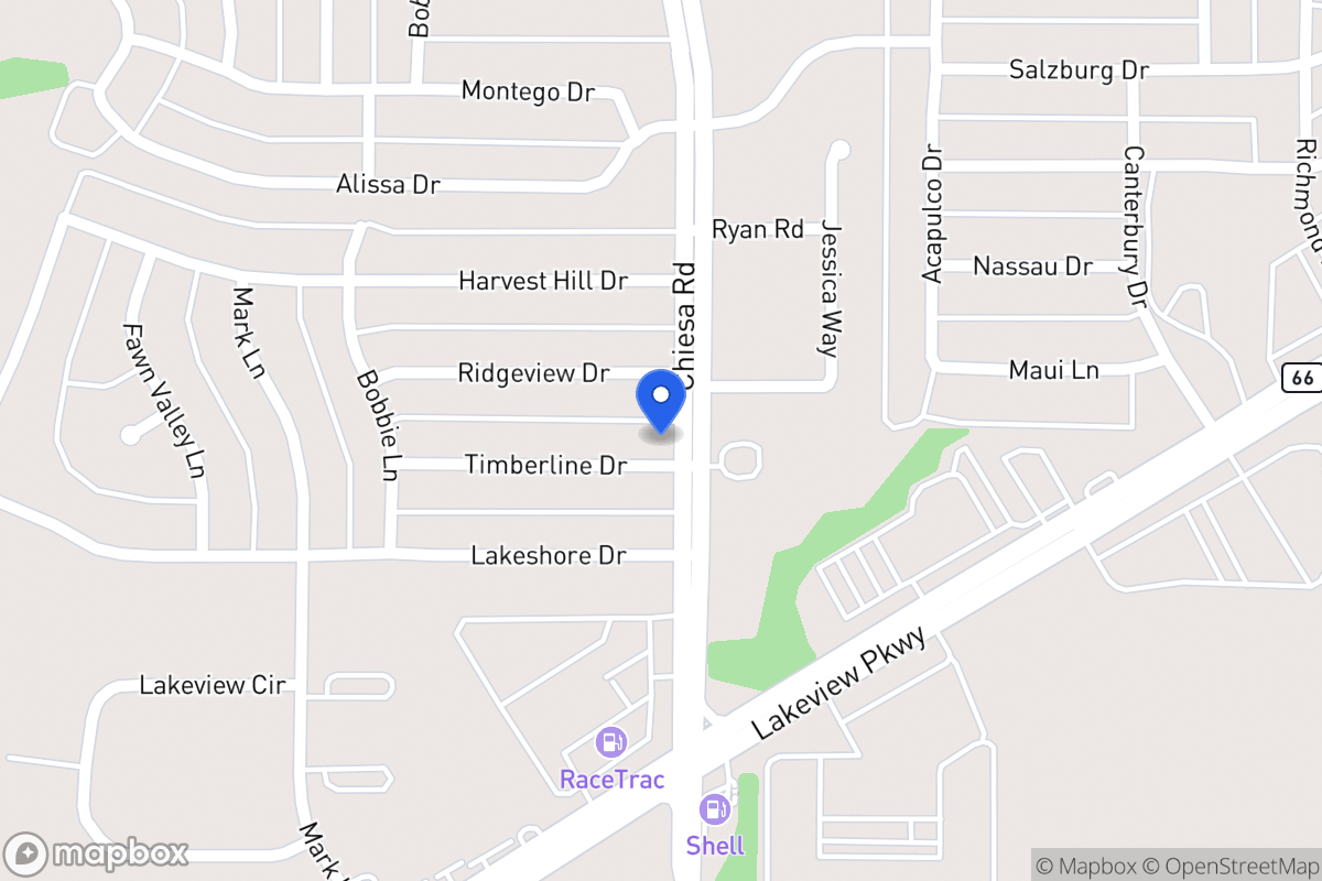 Map of 7309 Timberline Dr