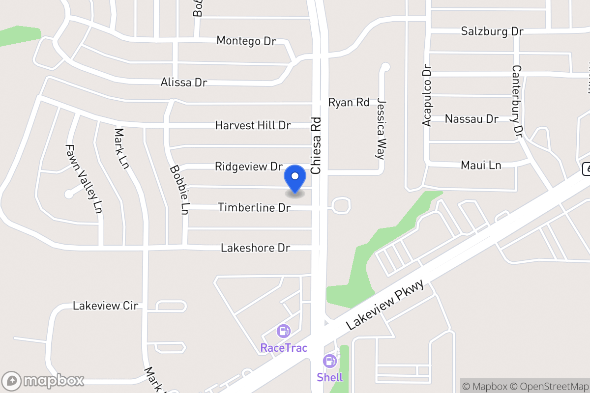 Map of 7305 Timberline Dr