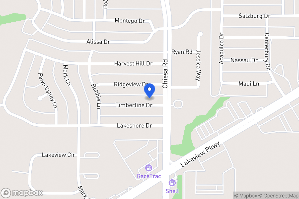 Map of 7301 Timberline Dr