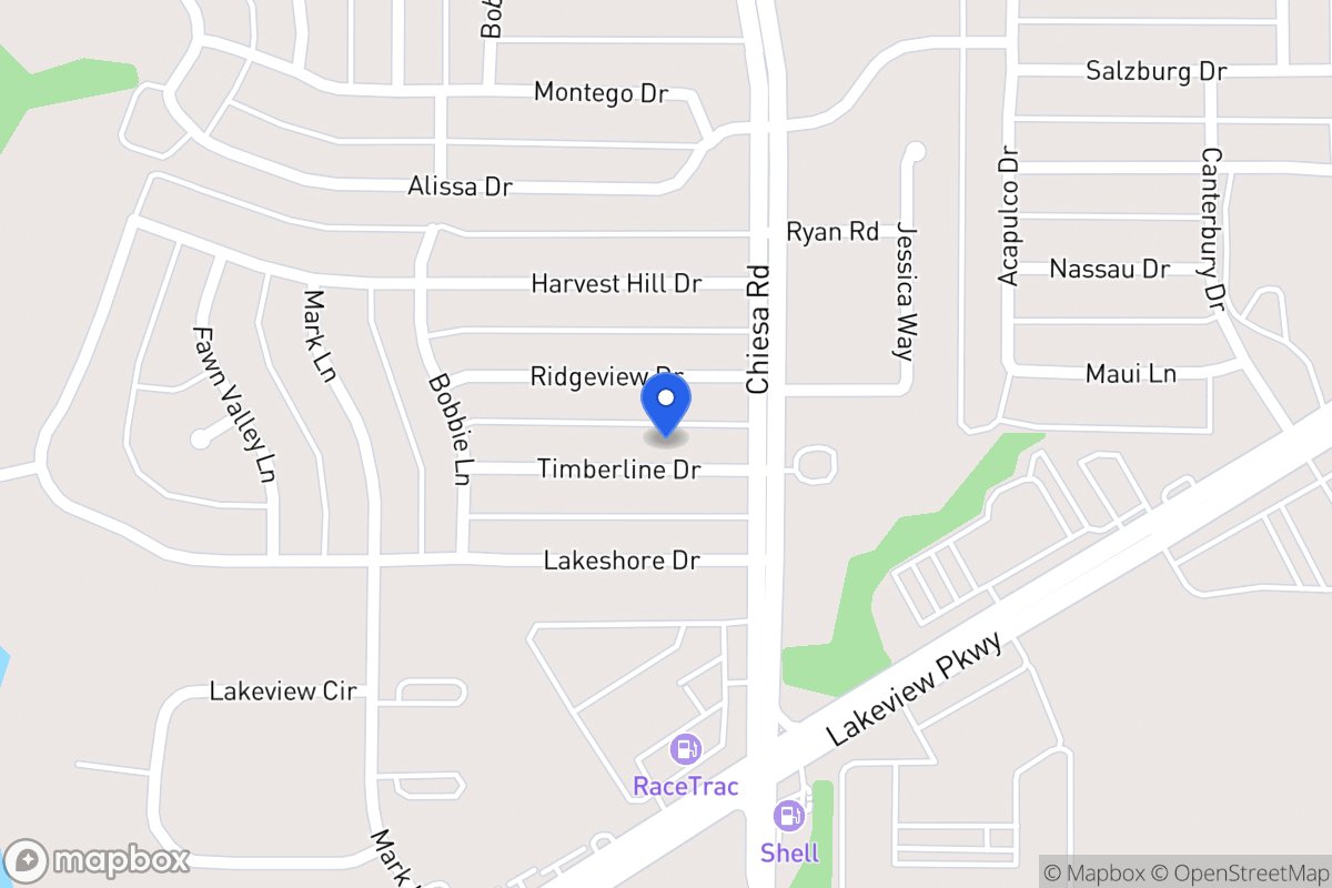 Map of 7217 Timberline Dr