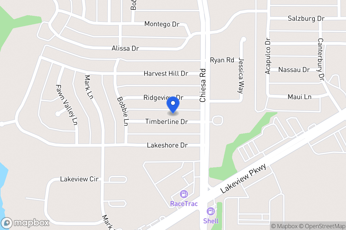 Map of 7213 Timberline Dr