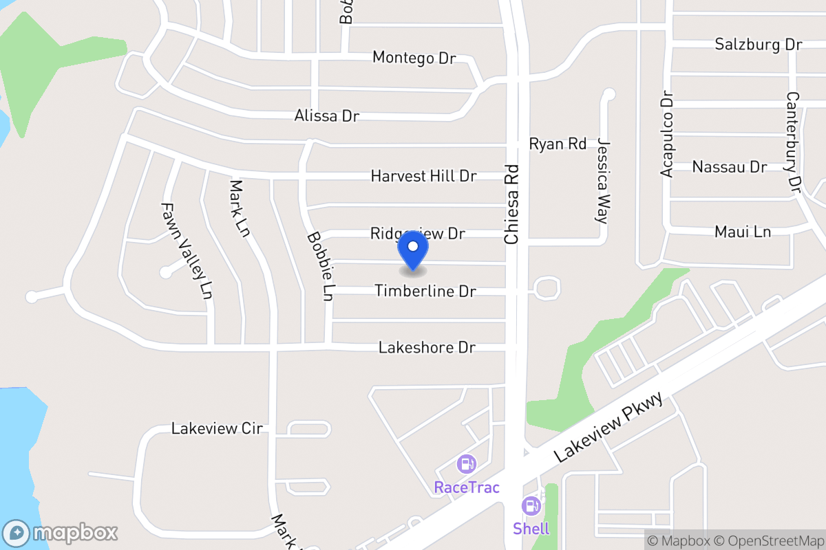 Map of 7205 Timberline Dr